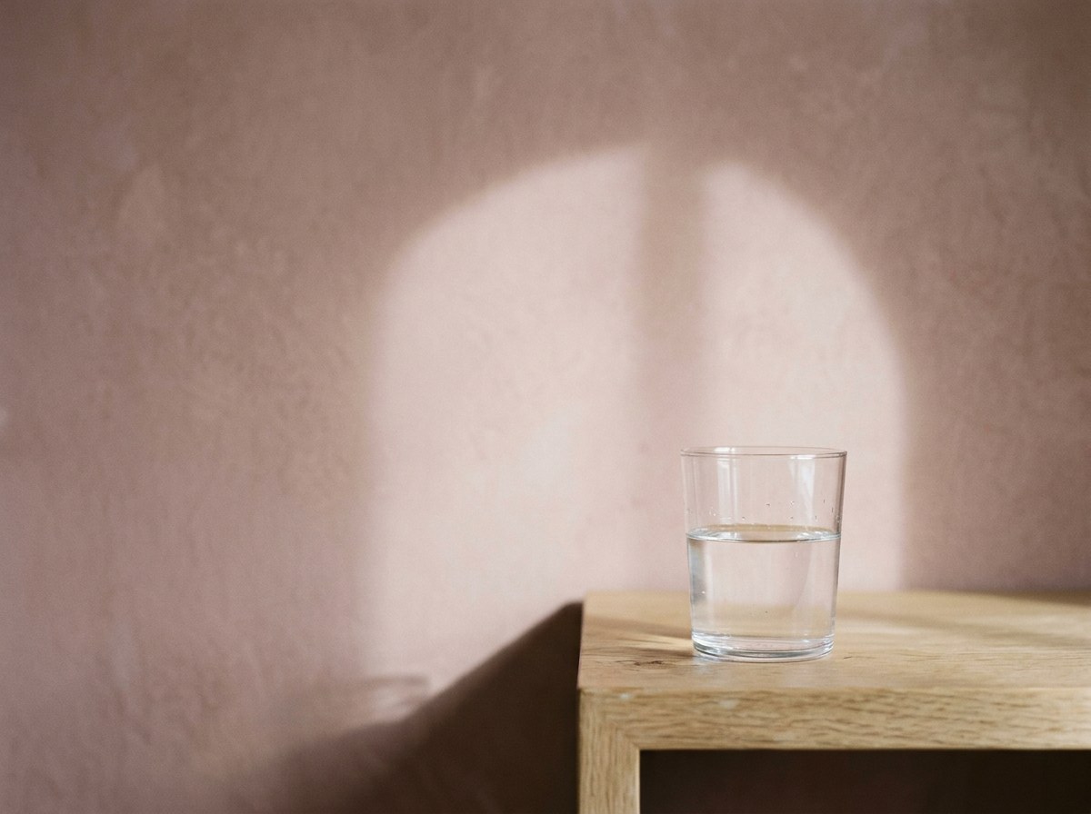 wurzelbehandlung wasserglas stimmungsbild bogenwerk